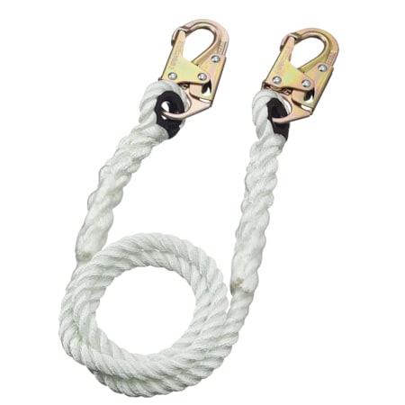 Peakworks Rope Restraint Lanyard, Body Snap/Anchor Snap, 3 ft. V8151003